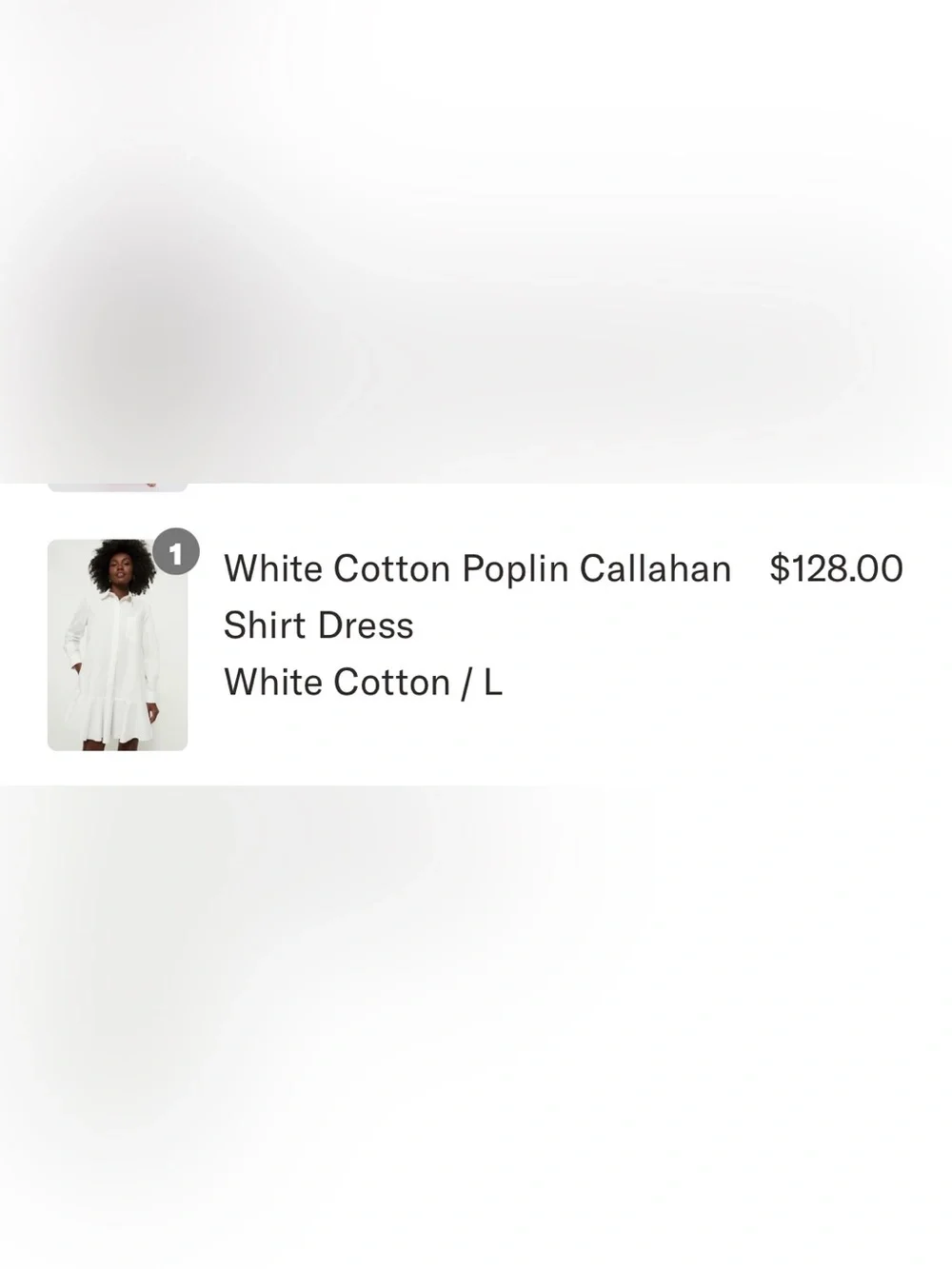 Tuckernuck White Cotton Poplin Shirt Dress